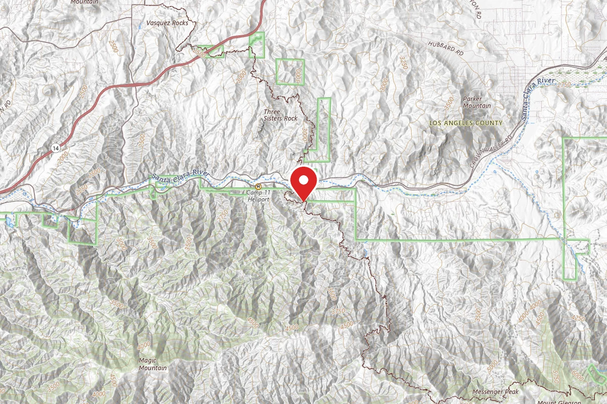 Dispersed Site near 34.4339, -118.2724