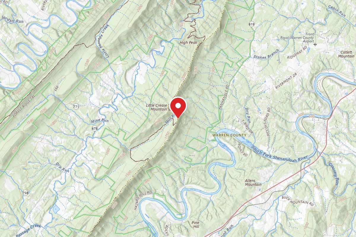 Veach Gap - GWNF - Backpacking Site