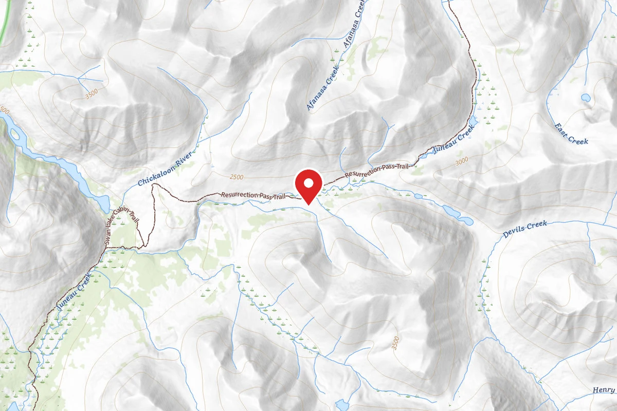 Dispersed Site near 60.6155, -149.7764