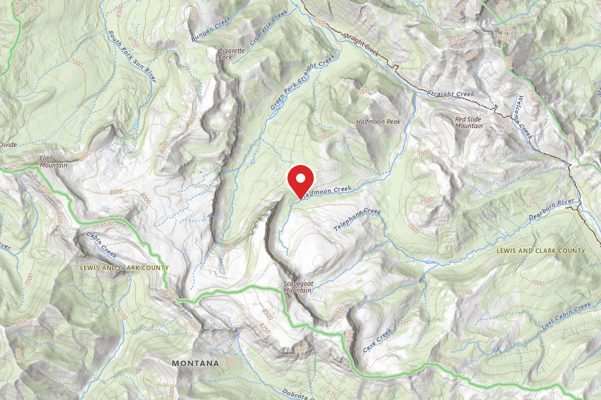 Dispersed Site near 47.3316, -112.8225