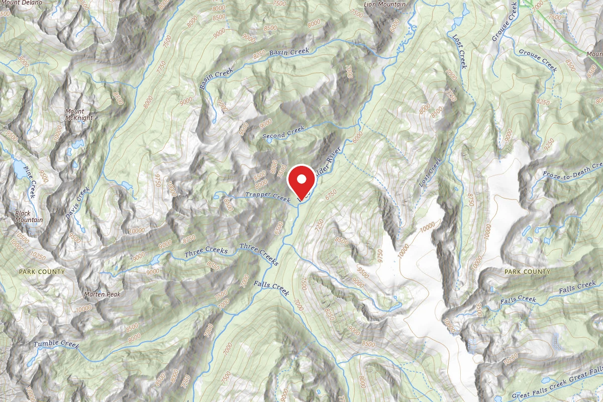 Dispersed Site near 45.4768, -110.3681