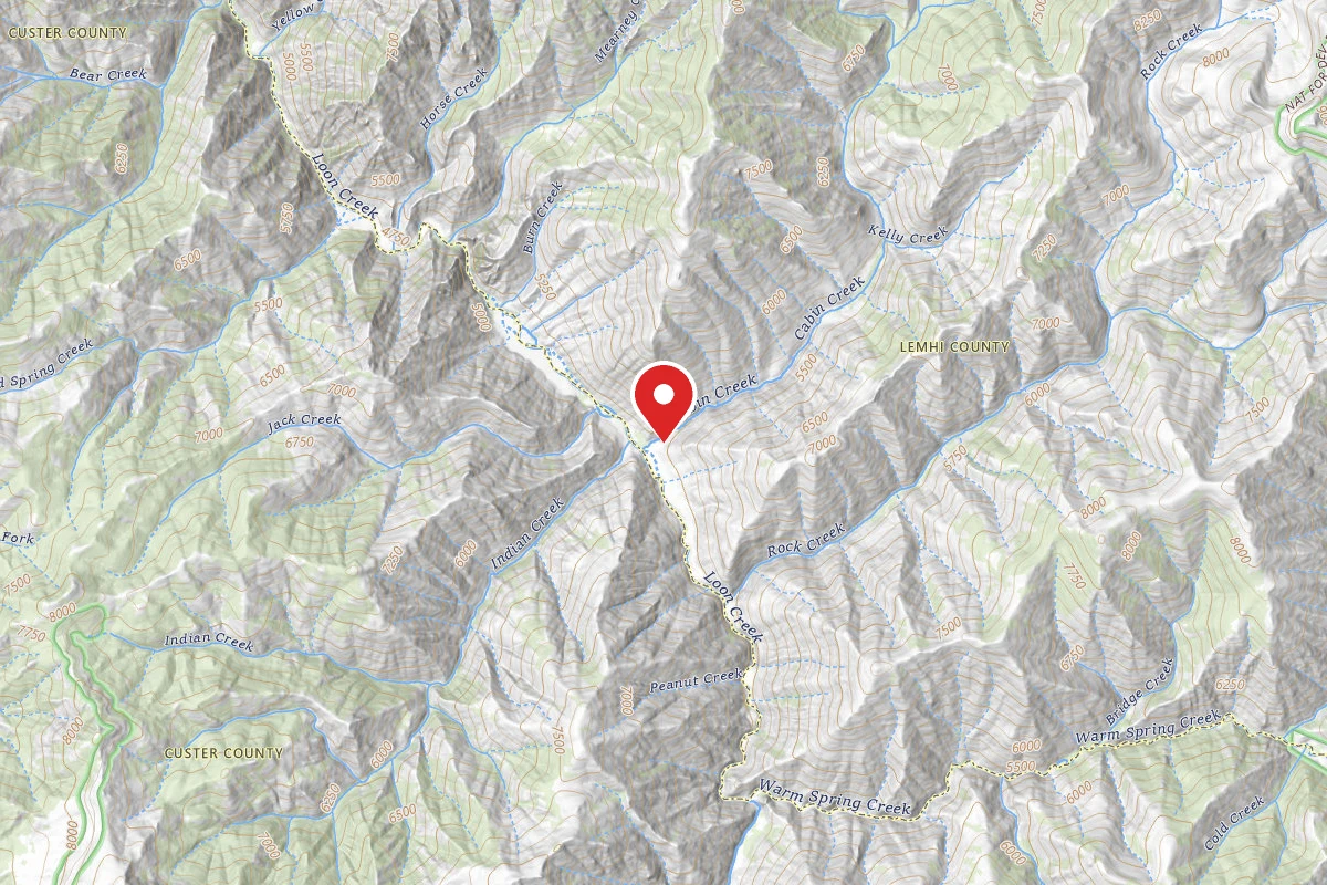 Dispersed Site near 44.6921, -114.7507