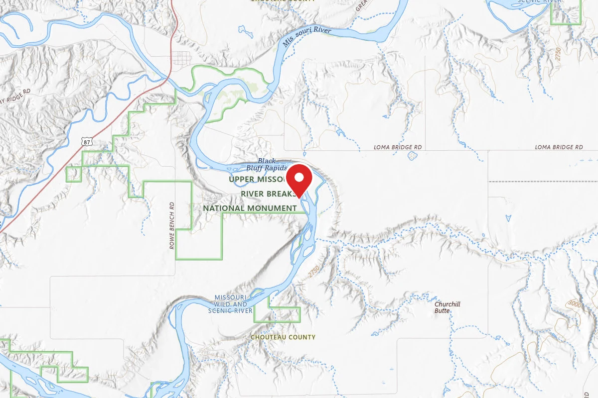 Dispersed Site near 47.9038, -110.4616