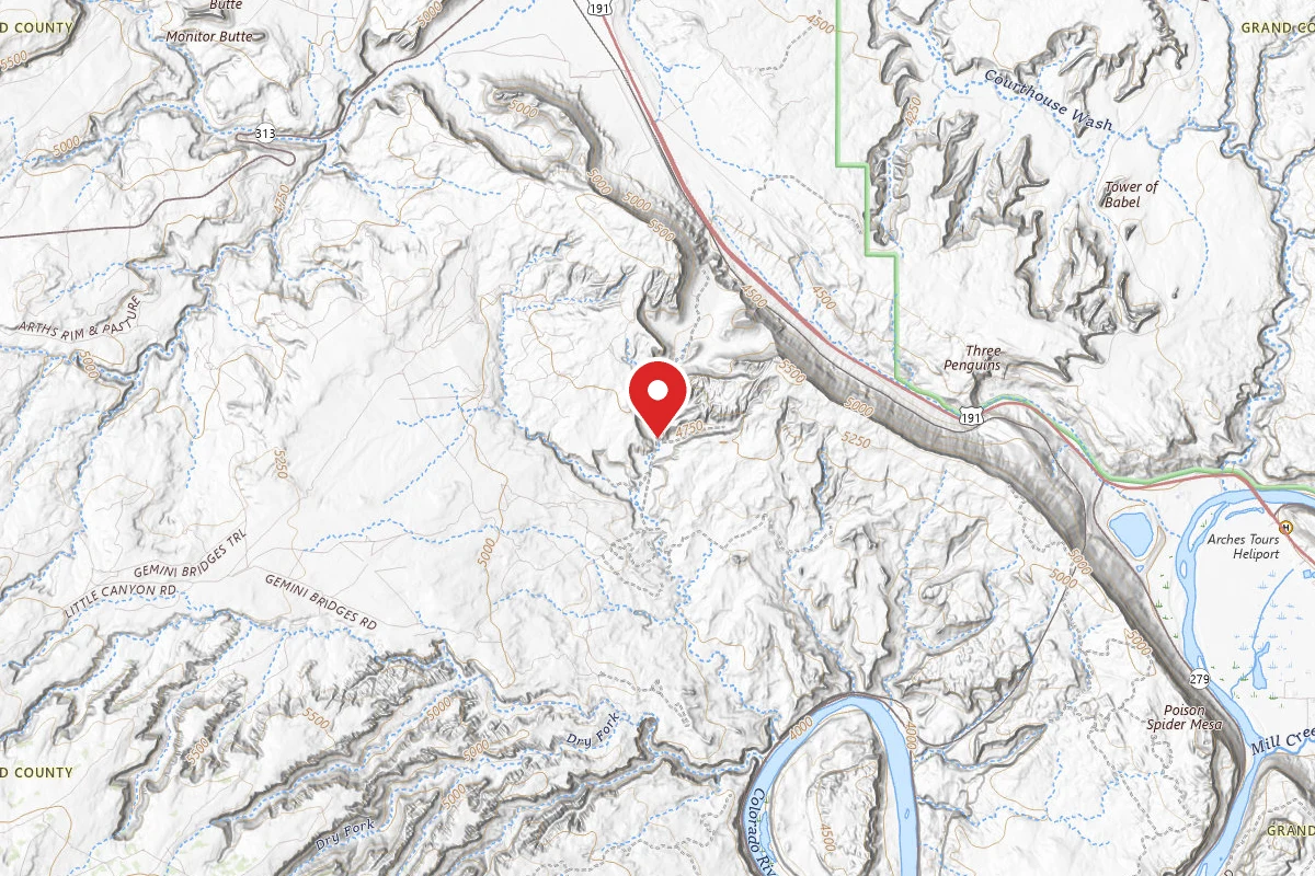 Bride Canyon Designated Dispersed Camping Area