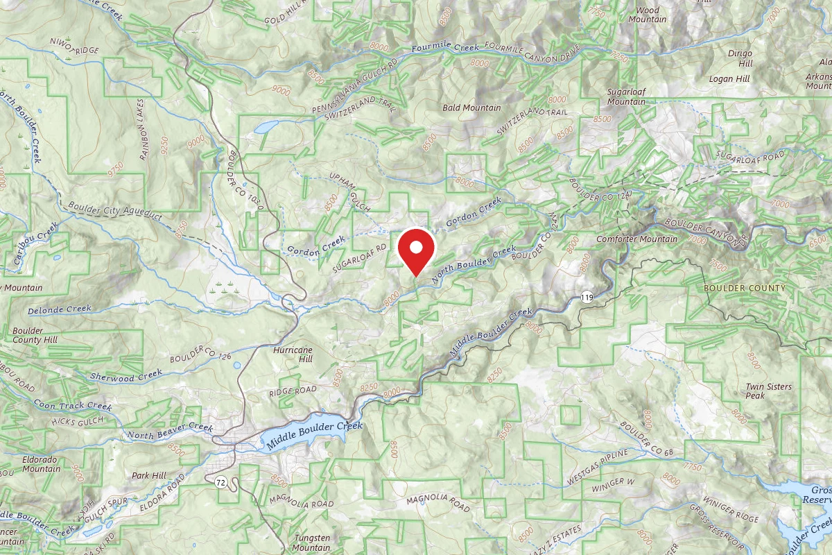 North Boulder Creek Dispersed Camping