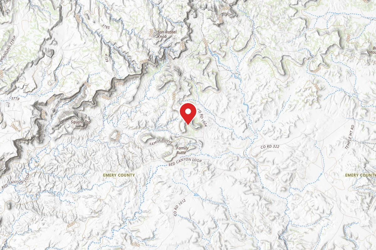 Dispersed Site near 38.7741, -110.8369
