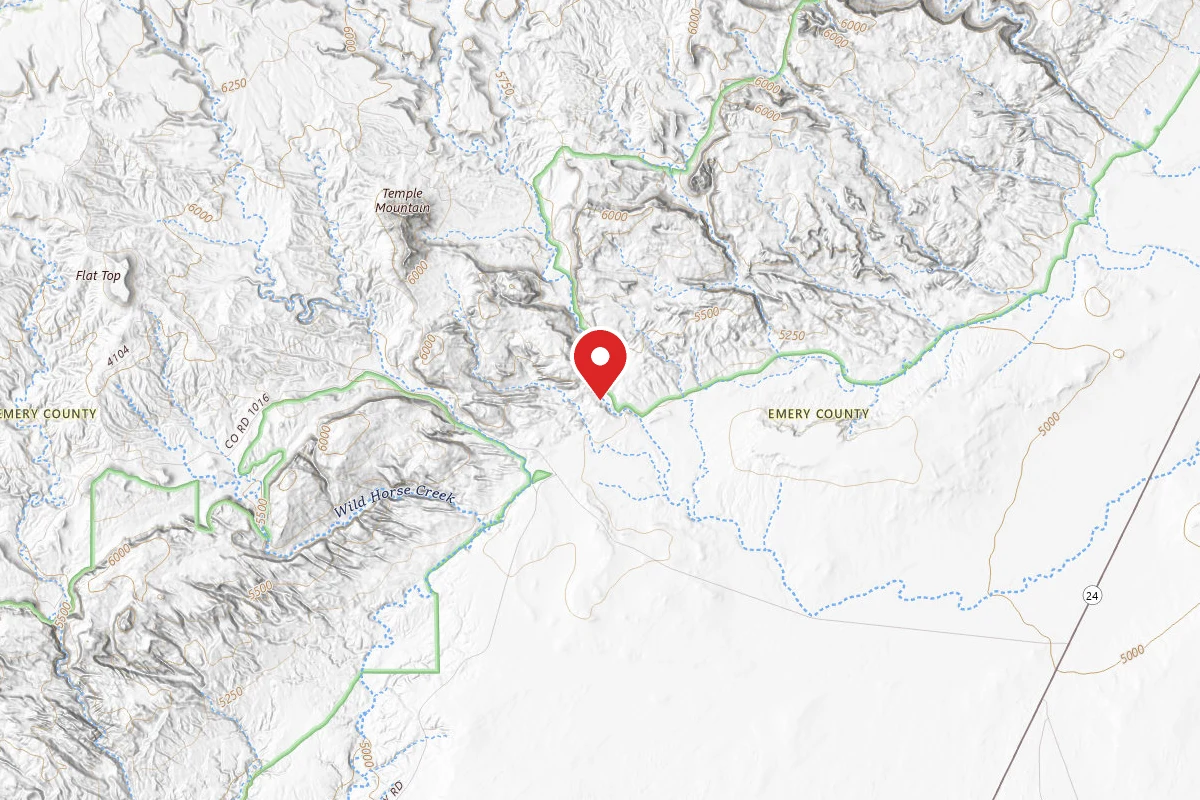 Dispersed Site near 38.6634, -110.6471