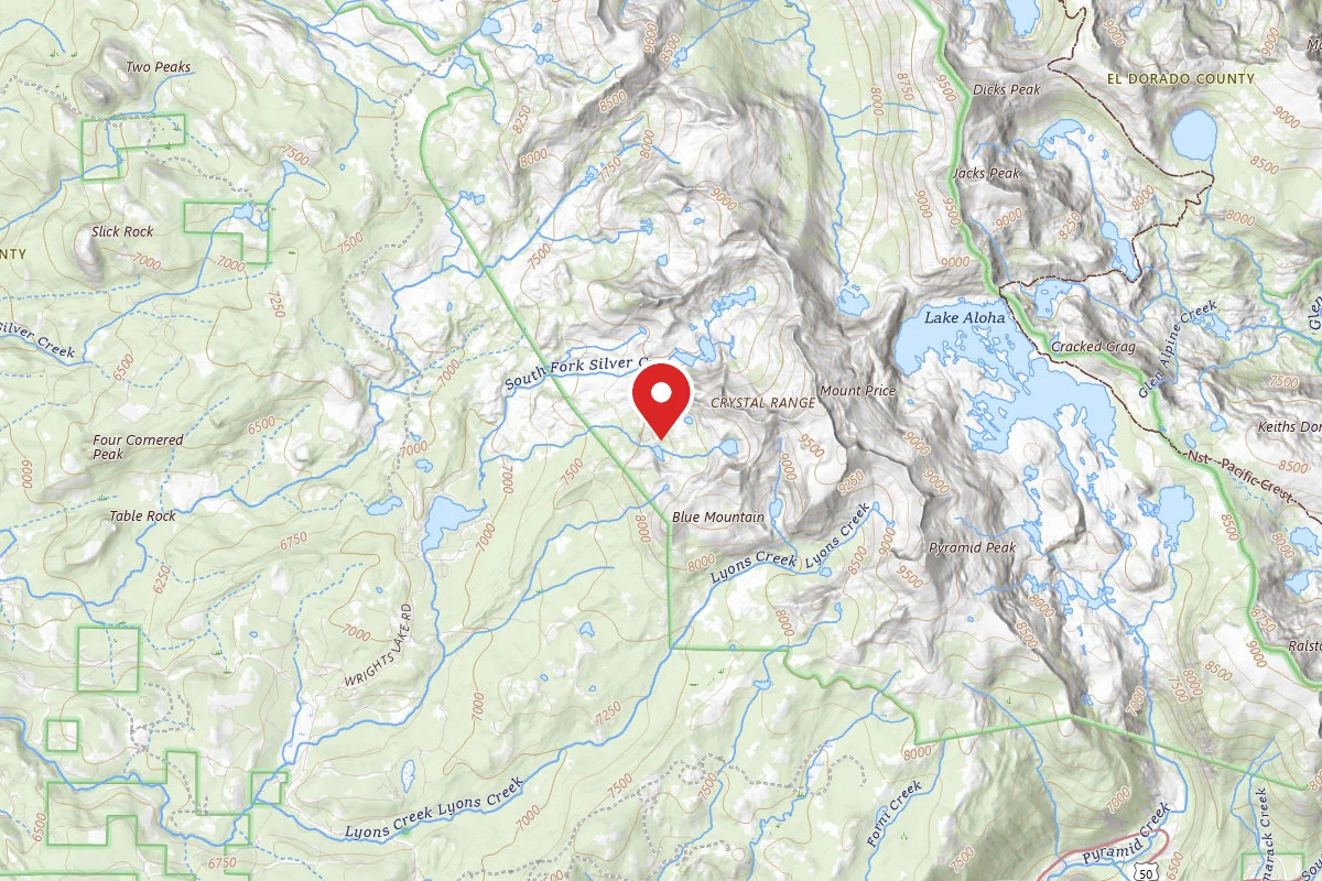Dispersed Site near 38.8589, -120.1990