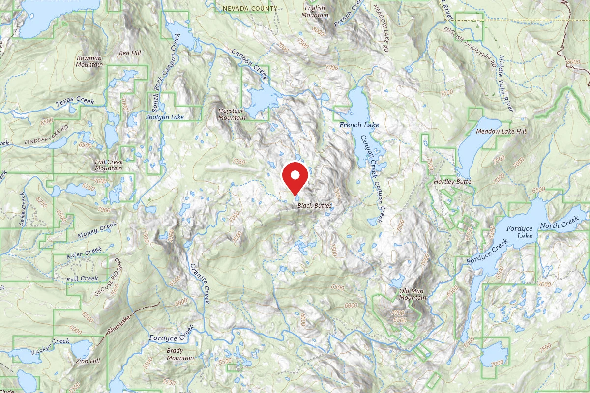 Dispersed Site near 39.3985, -120.5581