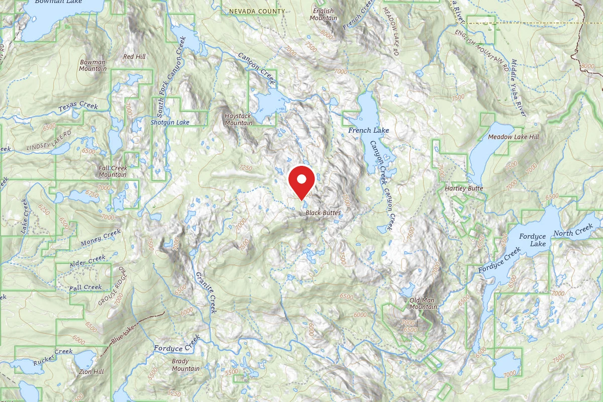 Dispersed Site near 39.3992, -120.5586