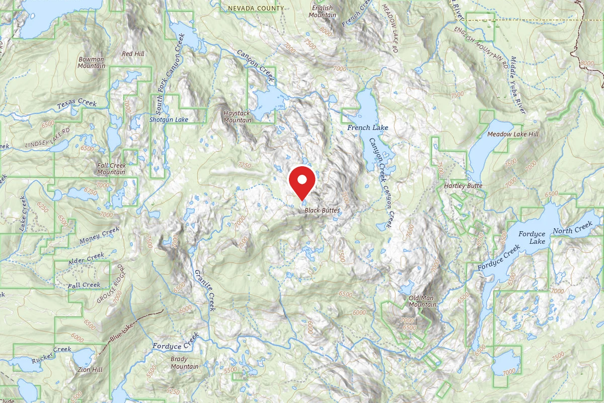 Dispersed Site near 39.3984, -120.5581
