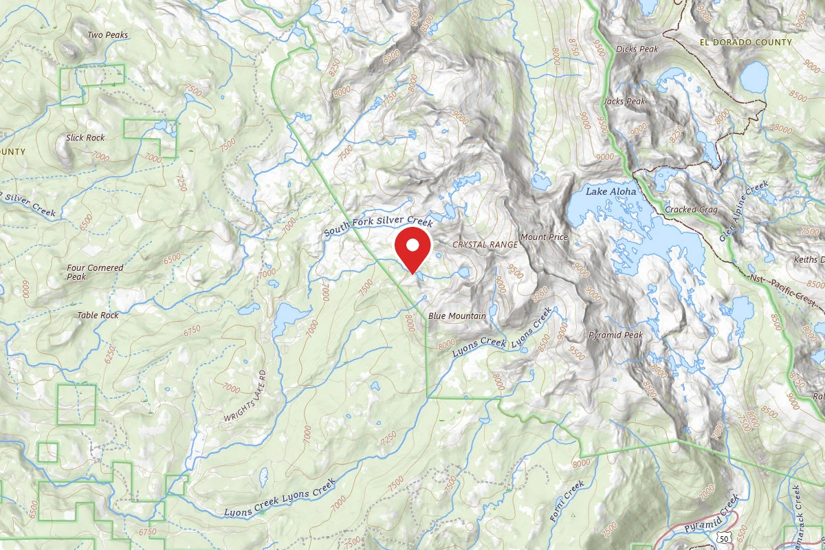 Dispersed Site near 38.8575, -120.2012