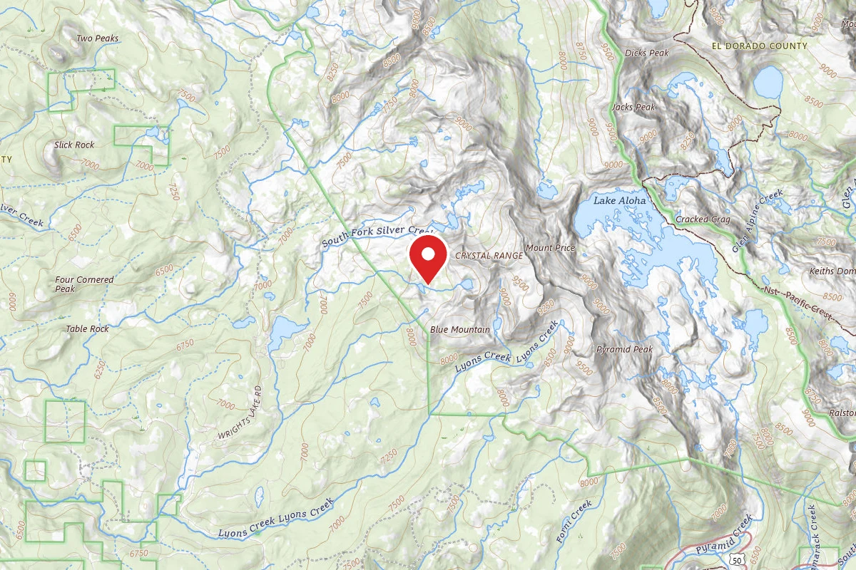 Dispersed Site near 38.8579, -120.1978
