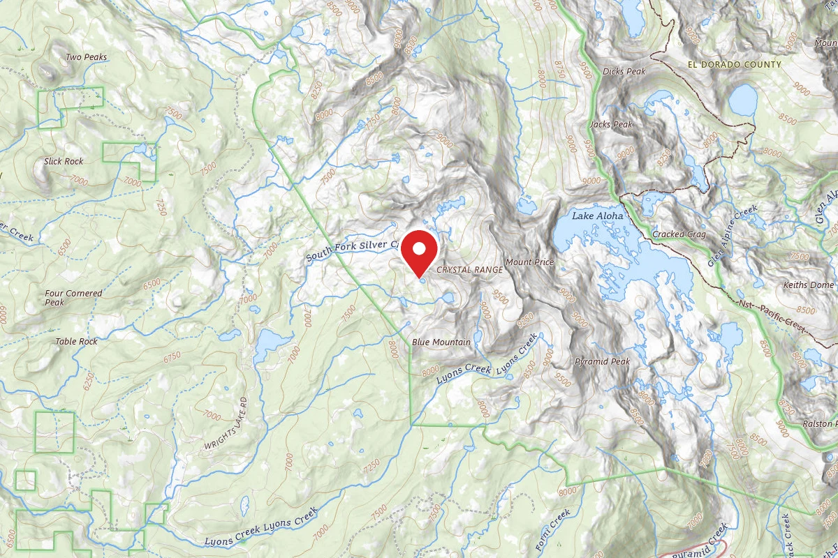 Dispersed Site near 38.8616, -120.1956