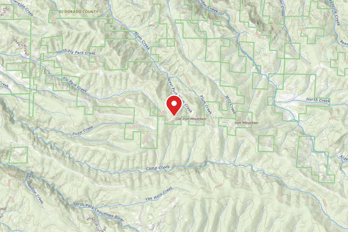 Dispersed Site near 38.7058, -120.3913