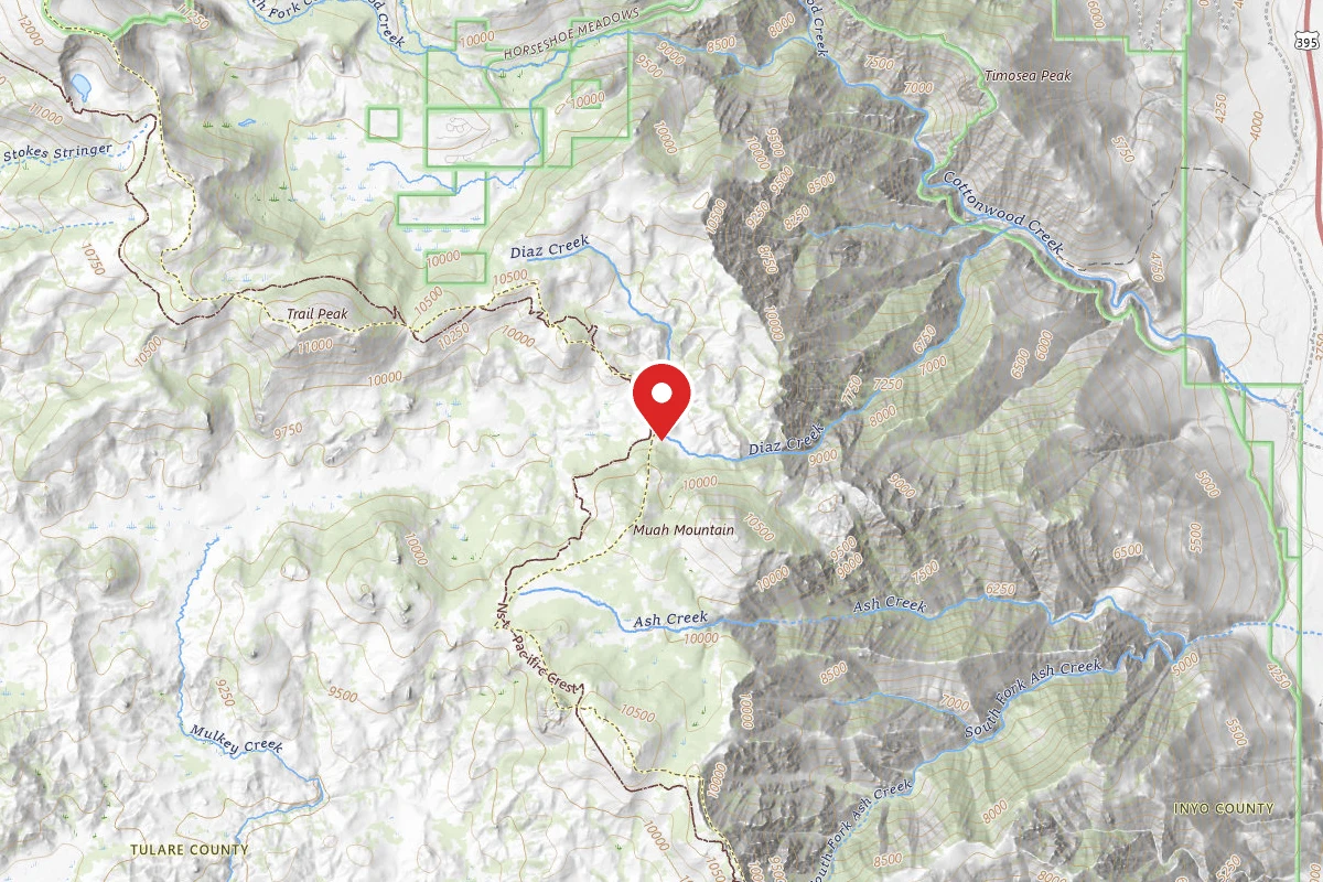 Dispersed Site near 36.4129, -118.1370