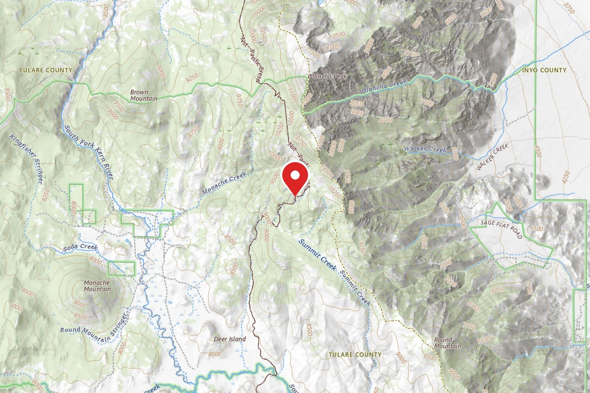 Dispersed Site near 36.2325, -118.1220