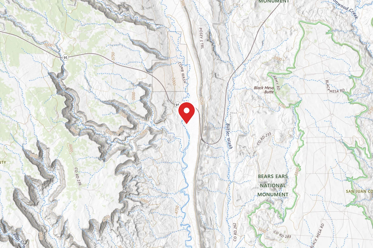 Dispersed Site near 37.5032, -109.6557