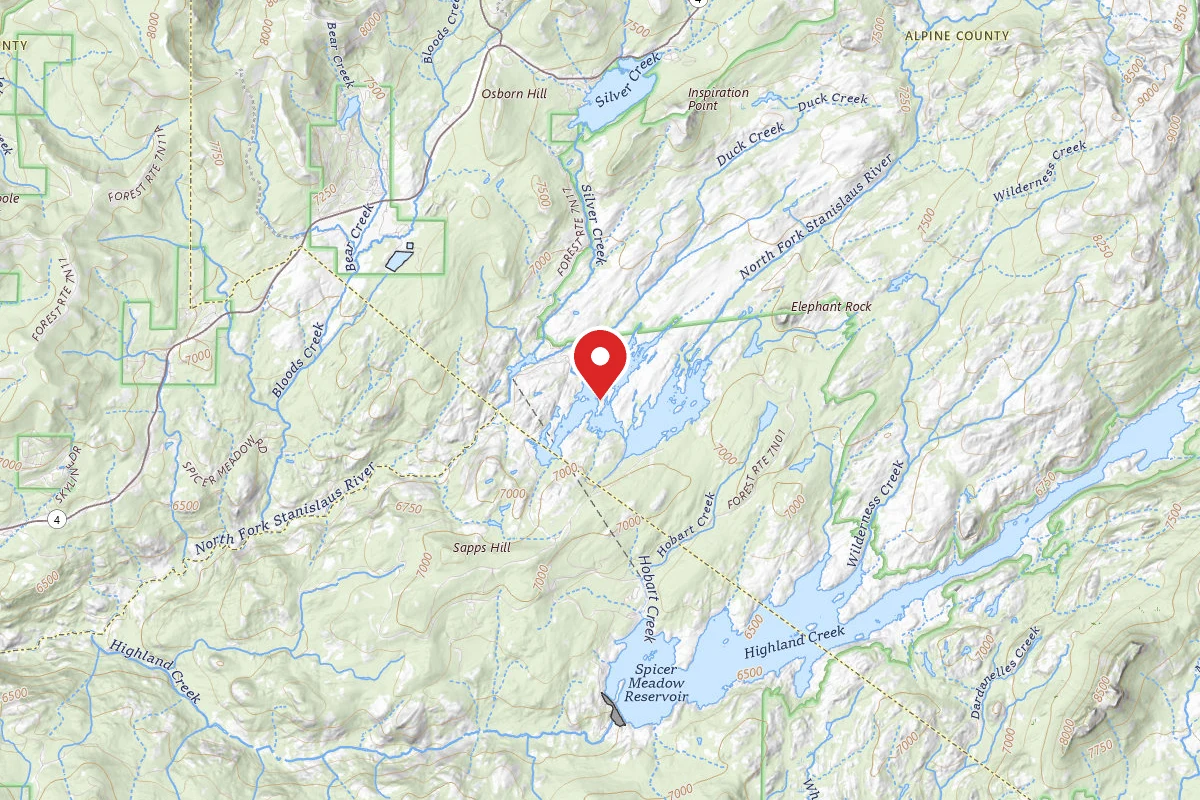 Dispersed Site near 38.4349, -120.0022