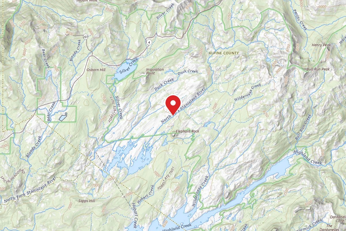 Dispersed Site near 38.4548, -119.9713