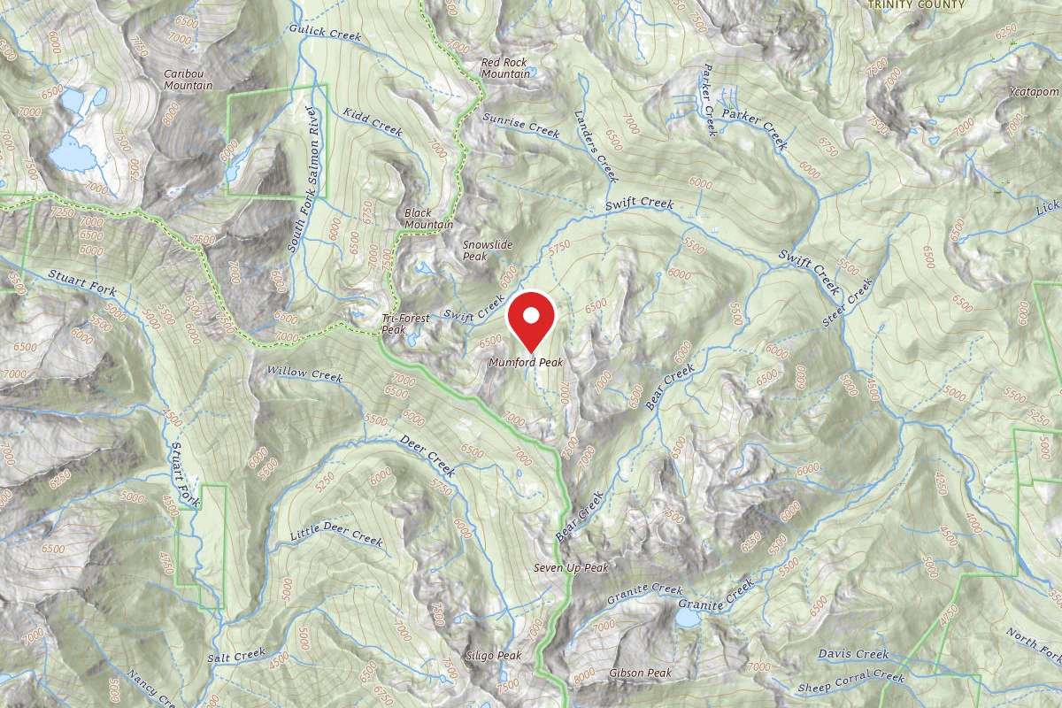Dispersed Site near 40.9912, -122.8879