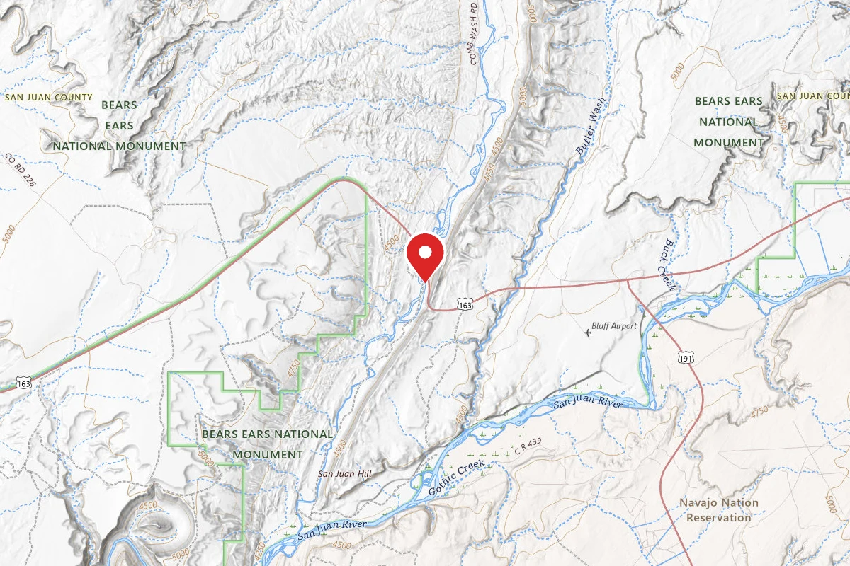Dispersed Site near 37.2649, -109.6748