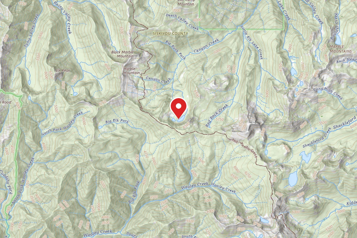 Dispersed Site near 41.5496, -123.1790