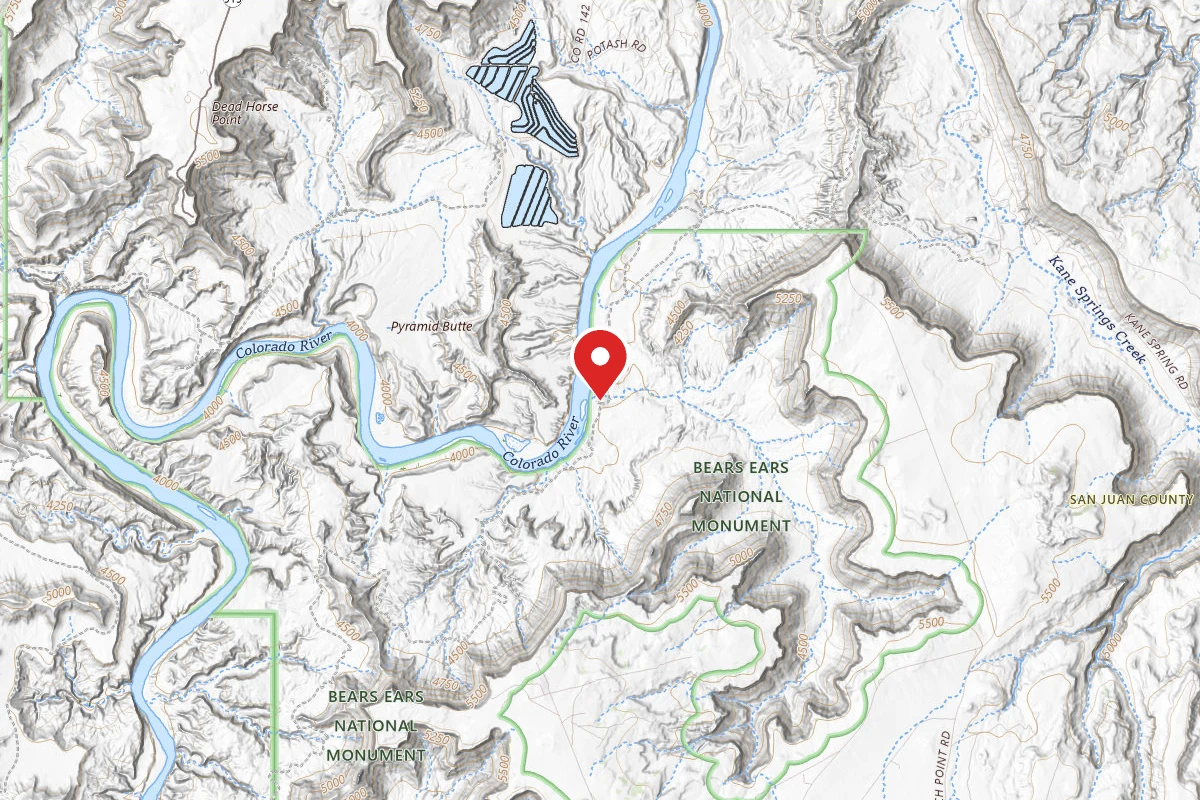 Dispersed Site near 38.4457, -109.6696
