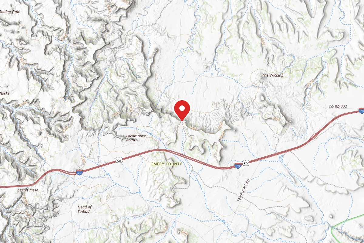 Dispersed Site near 38.8877, -110.7335