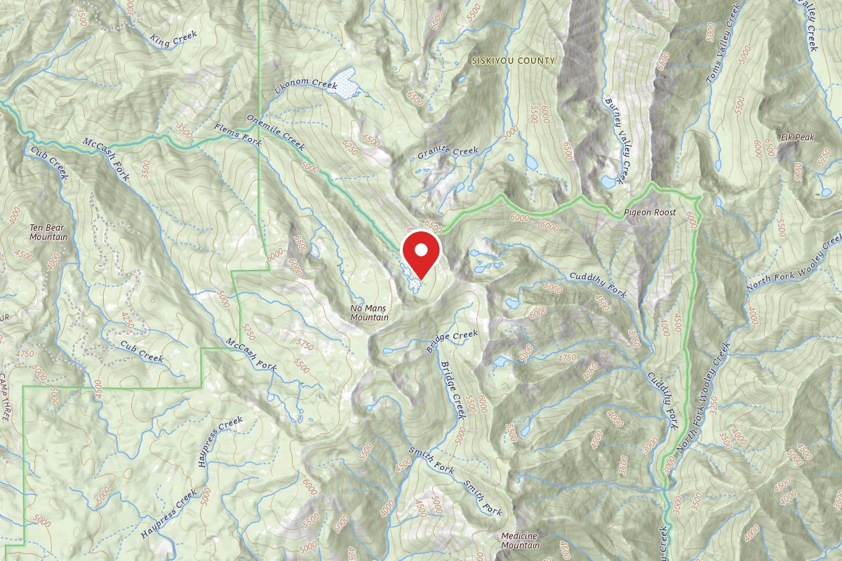Dispersed Site near 41.5445, -123.3379