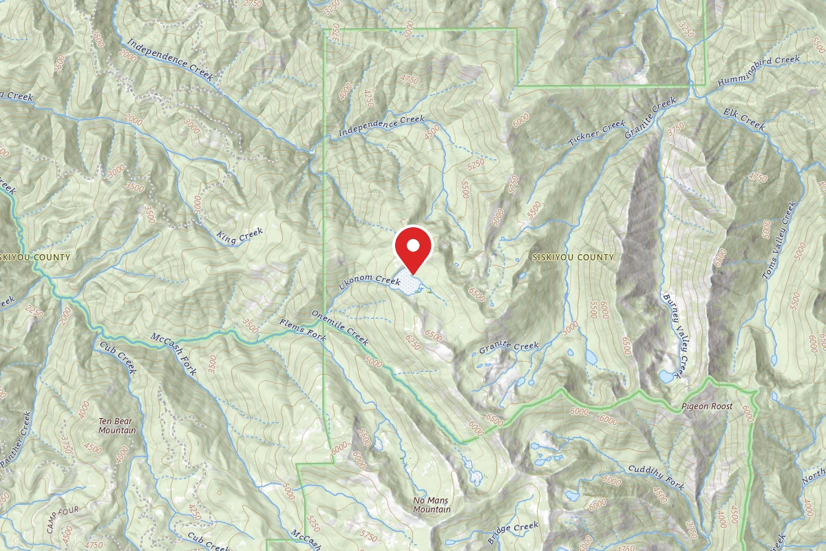 Dispersed Site near 41.5813, -123.3551
