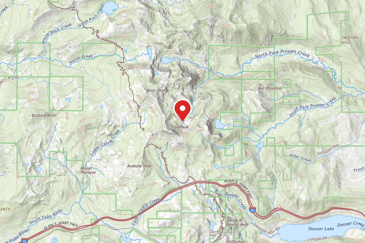 Dispersed Site near 39.3696, -120.3433