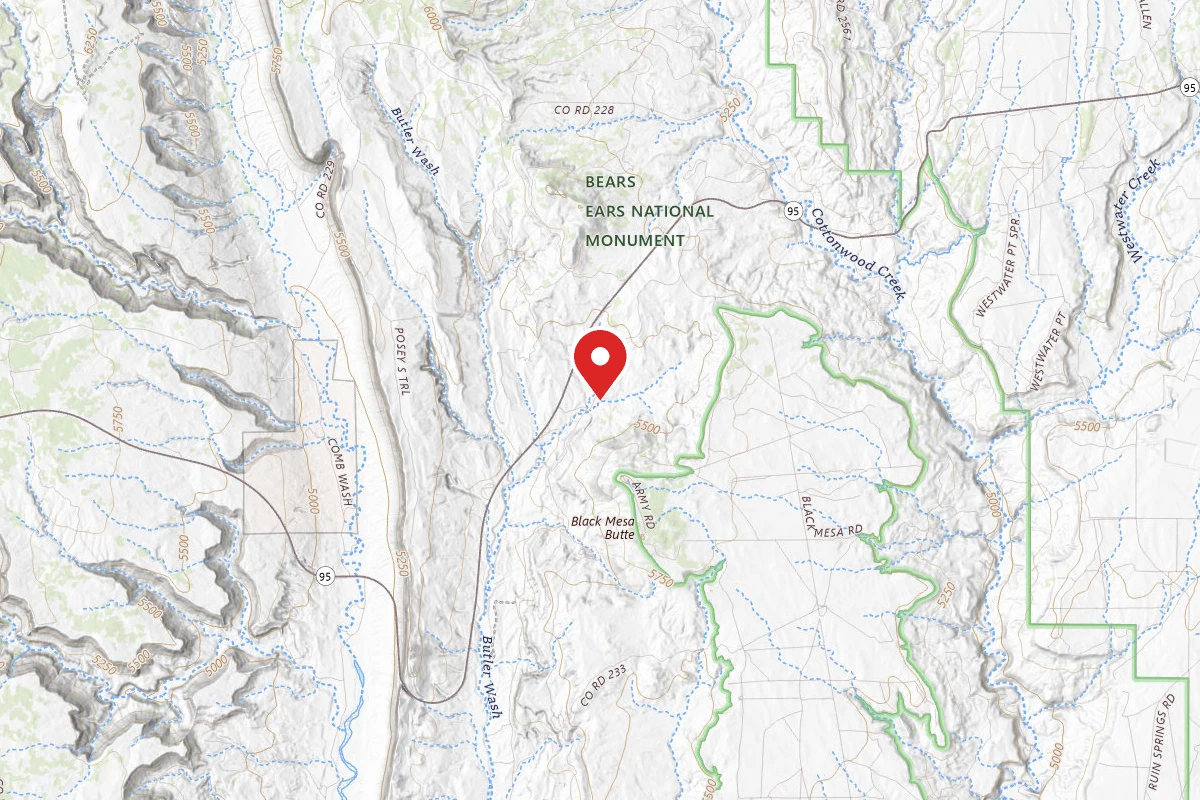 Dispersed Site near 37.5356, -109.6136
