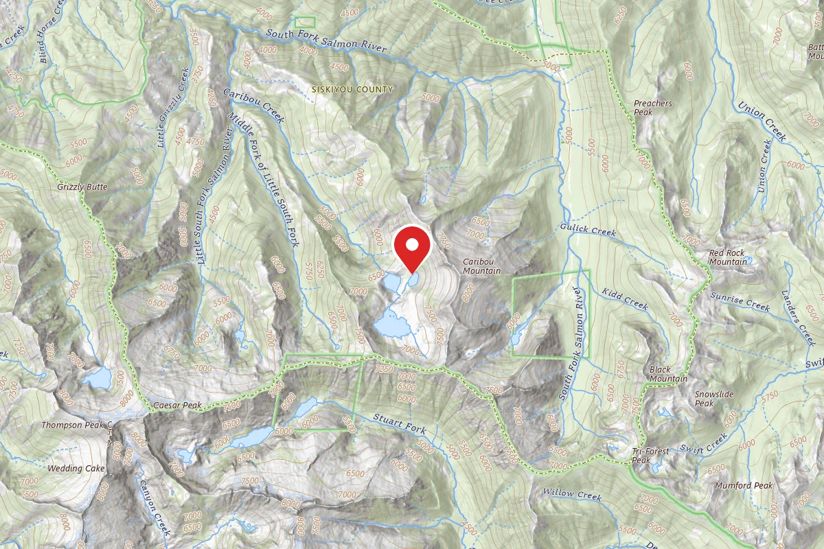 Dispersed Site near 41.0298, -122.9718