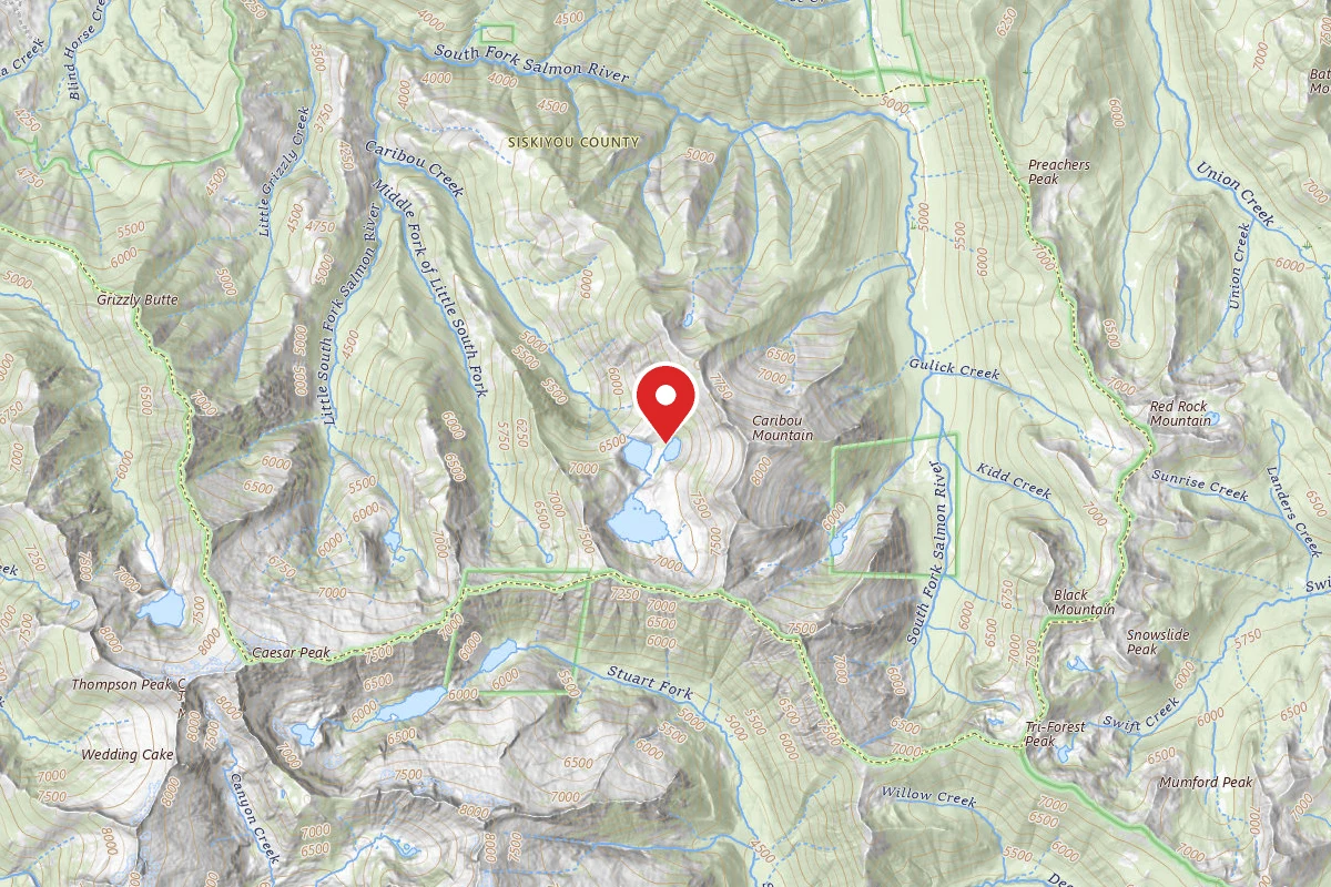 Dispersed Site near 41.0295, -122.9725