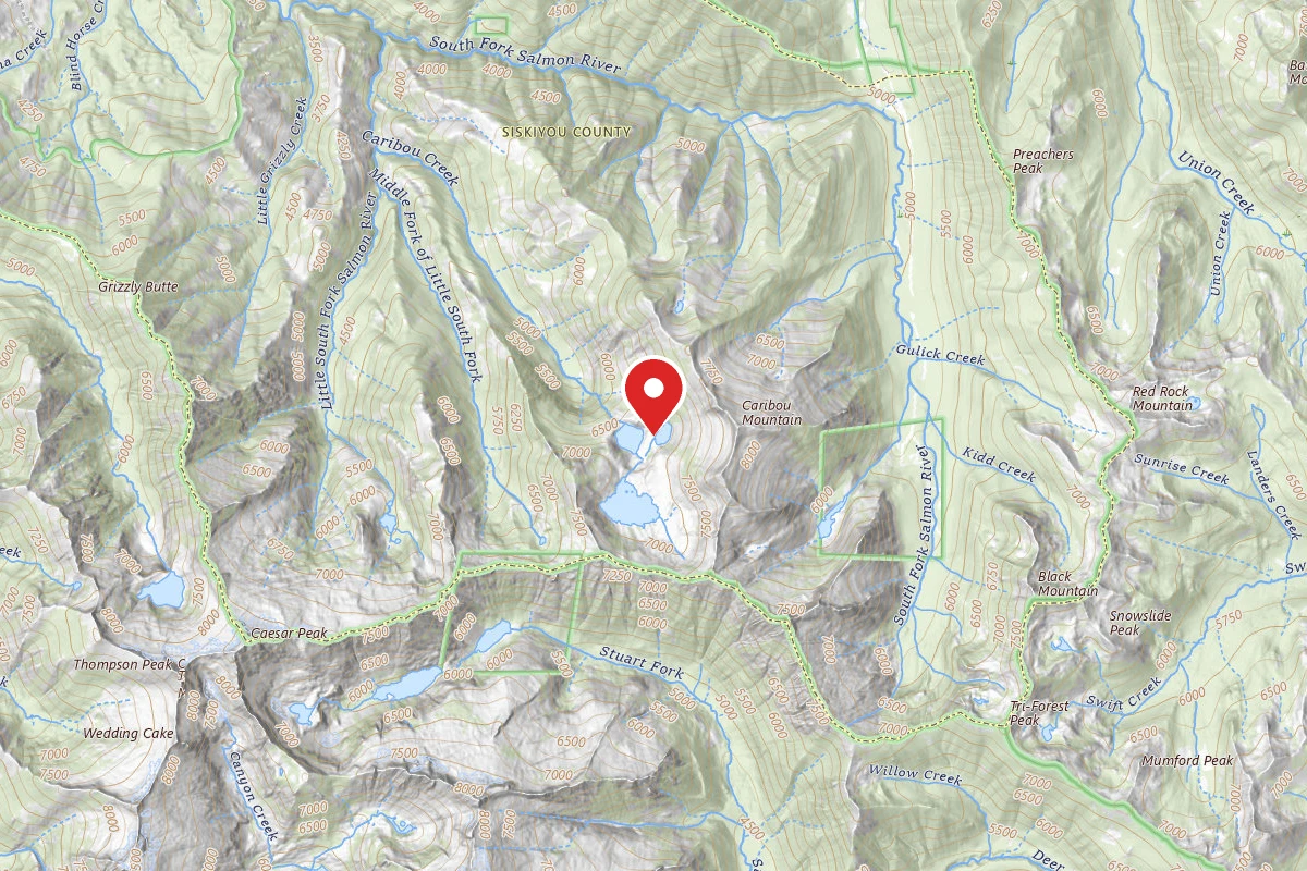 Dispersed Site near 41.0286, -122.9731