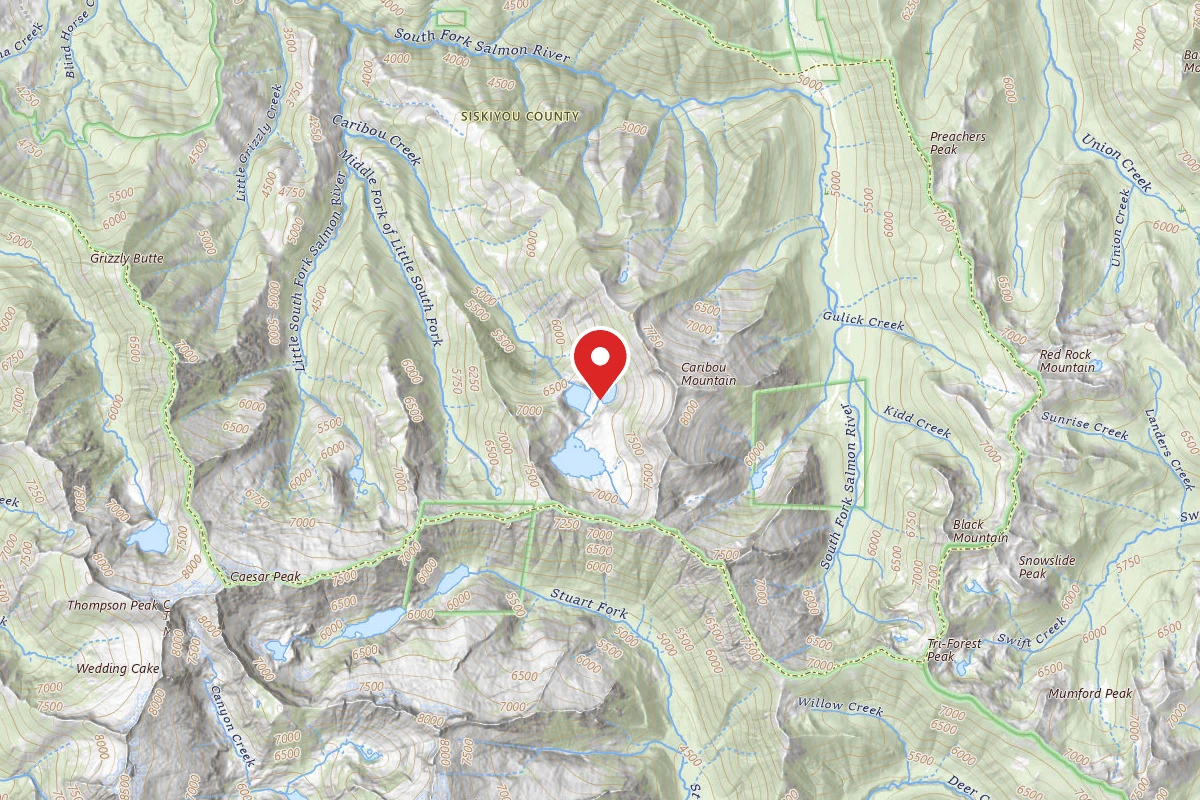 Dispersed Site near 41.0279, -122.9730