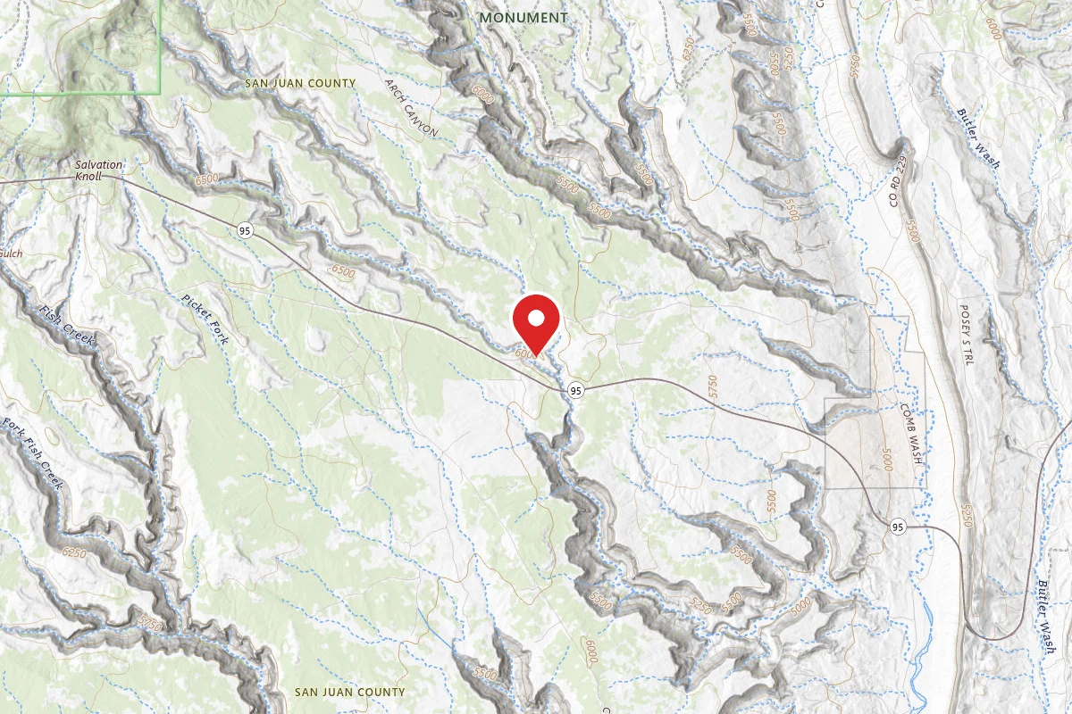Dispersed Site near 37.5375, -109.7303