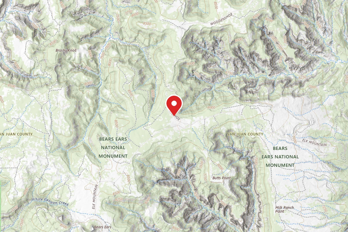 Dispersed Site near 37.6800, -109.8083