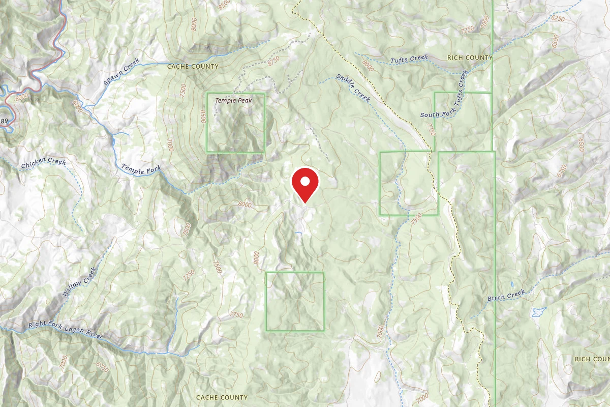 Dispersed Site near 41.8043, -111.5035