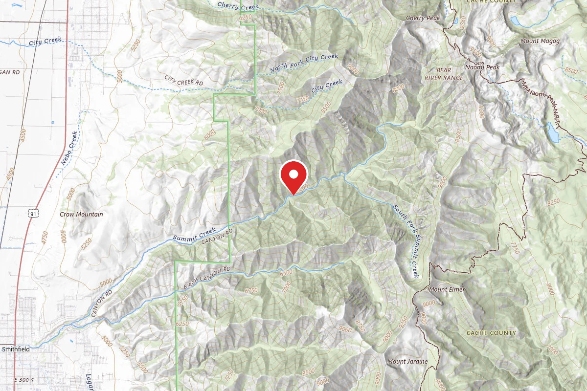 Dispersed Site near 41.8776, -111.7349