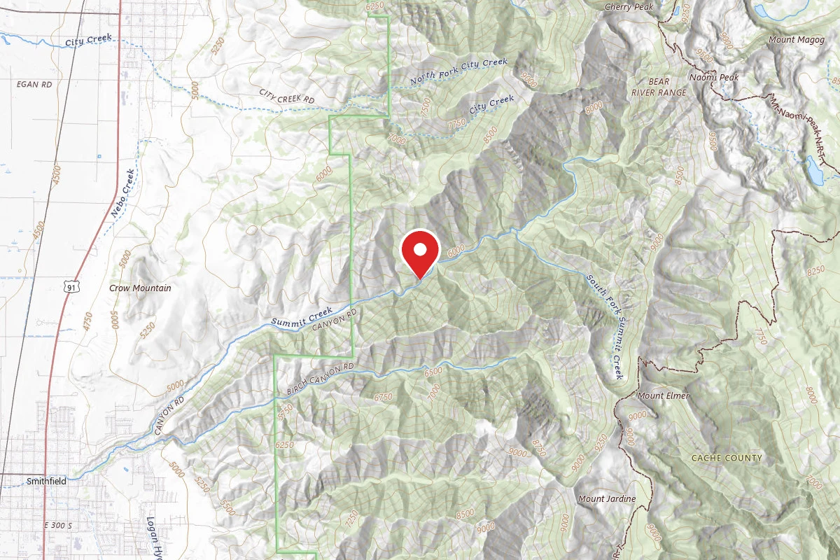 Dispersed Site near 41.8742, -111.7408