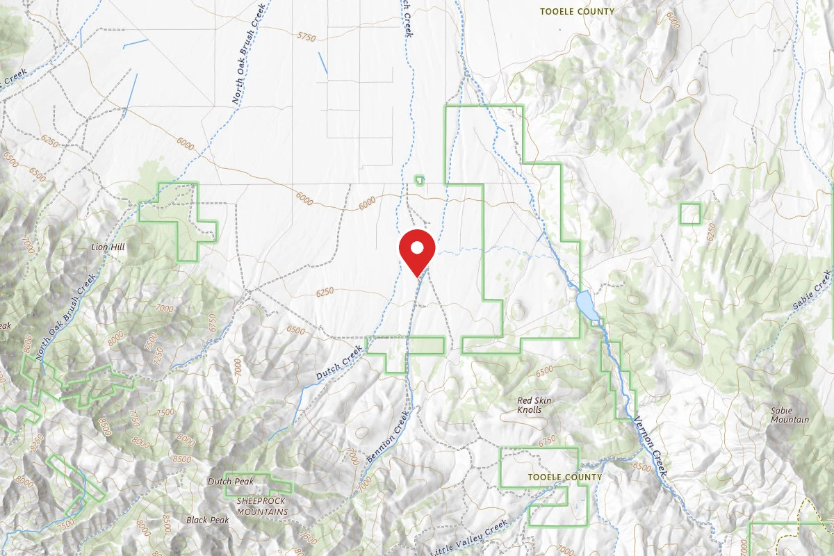 Dispersed Site near 39.9945, -112.4285