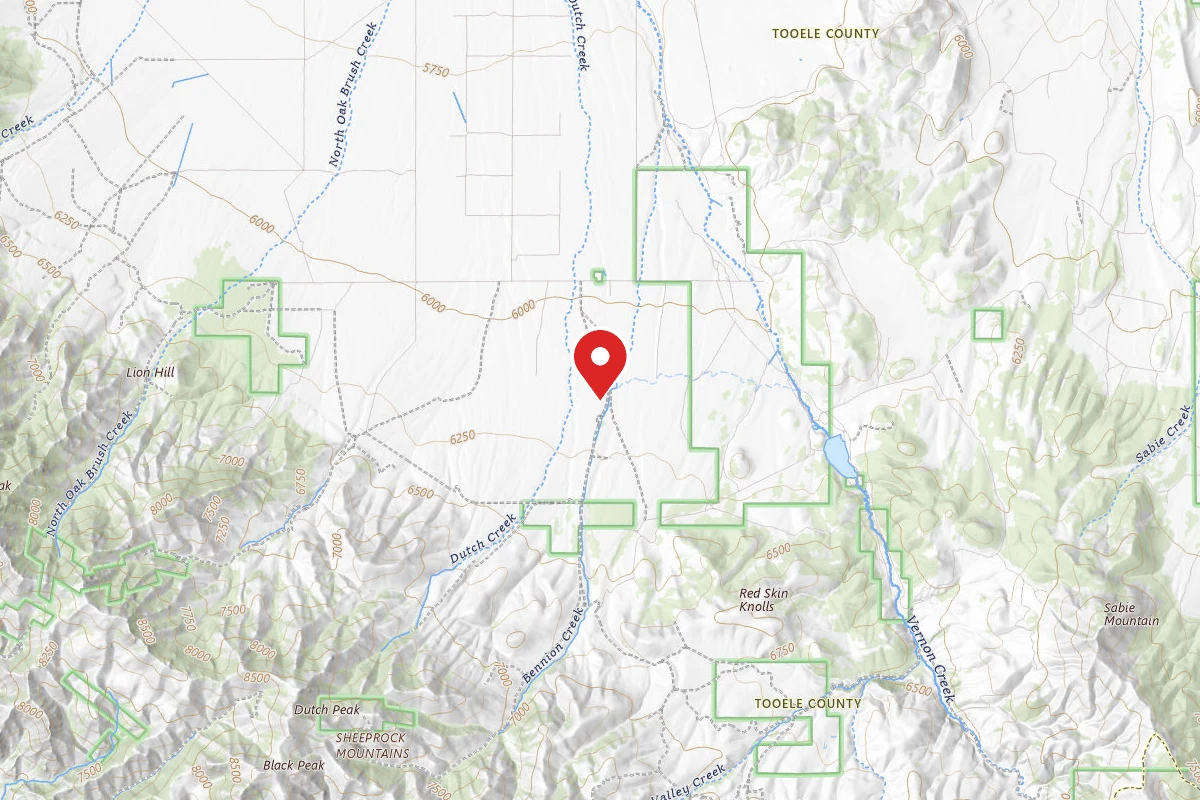Dispersed Site near 39.9968, -112.4278
