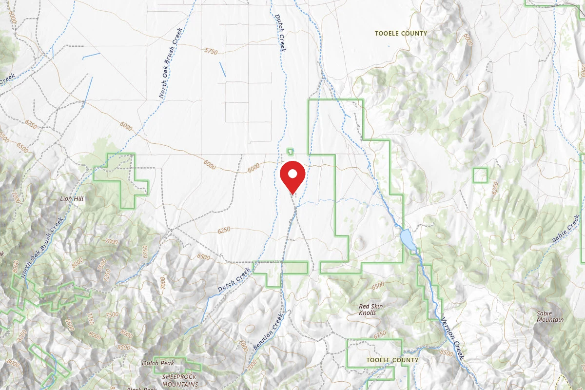 Dispersed Site near 40.0013, -112.4272