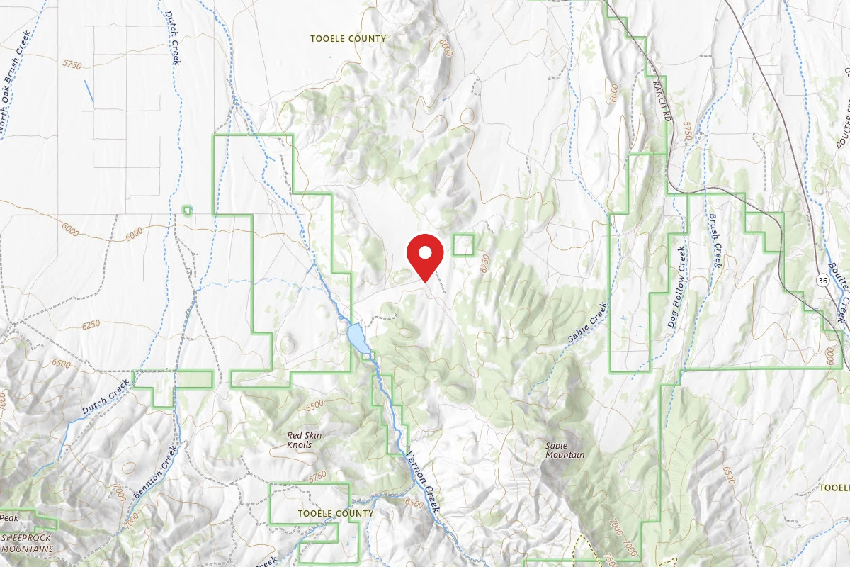 Dispersed Site near 39.9995, -112.3704