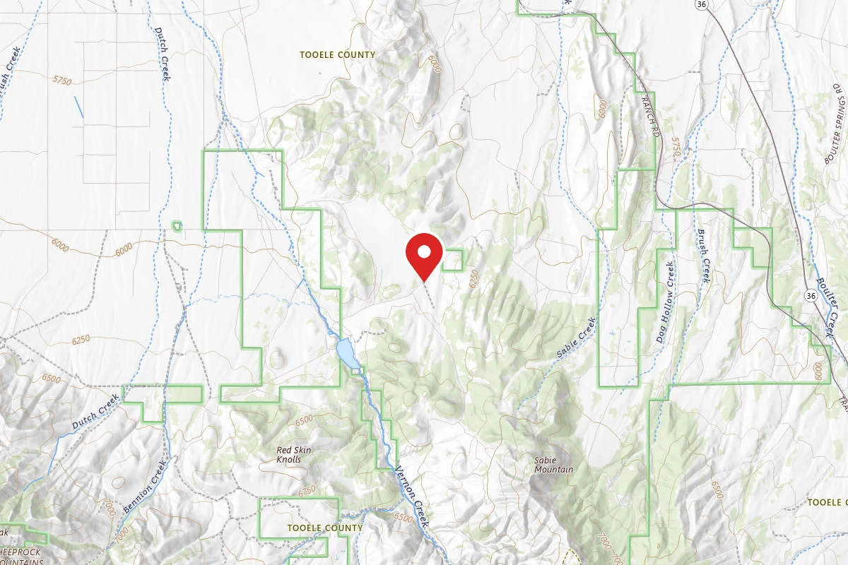 Dispersed Site near 40.0025, -112.3680