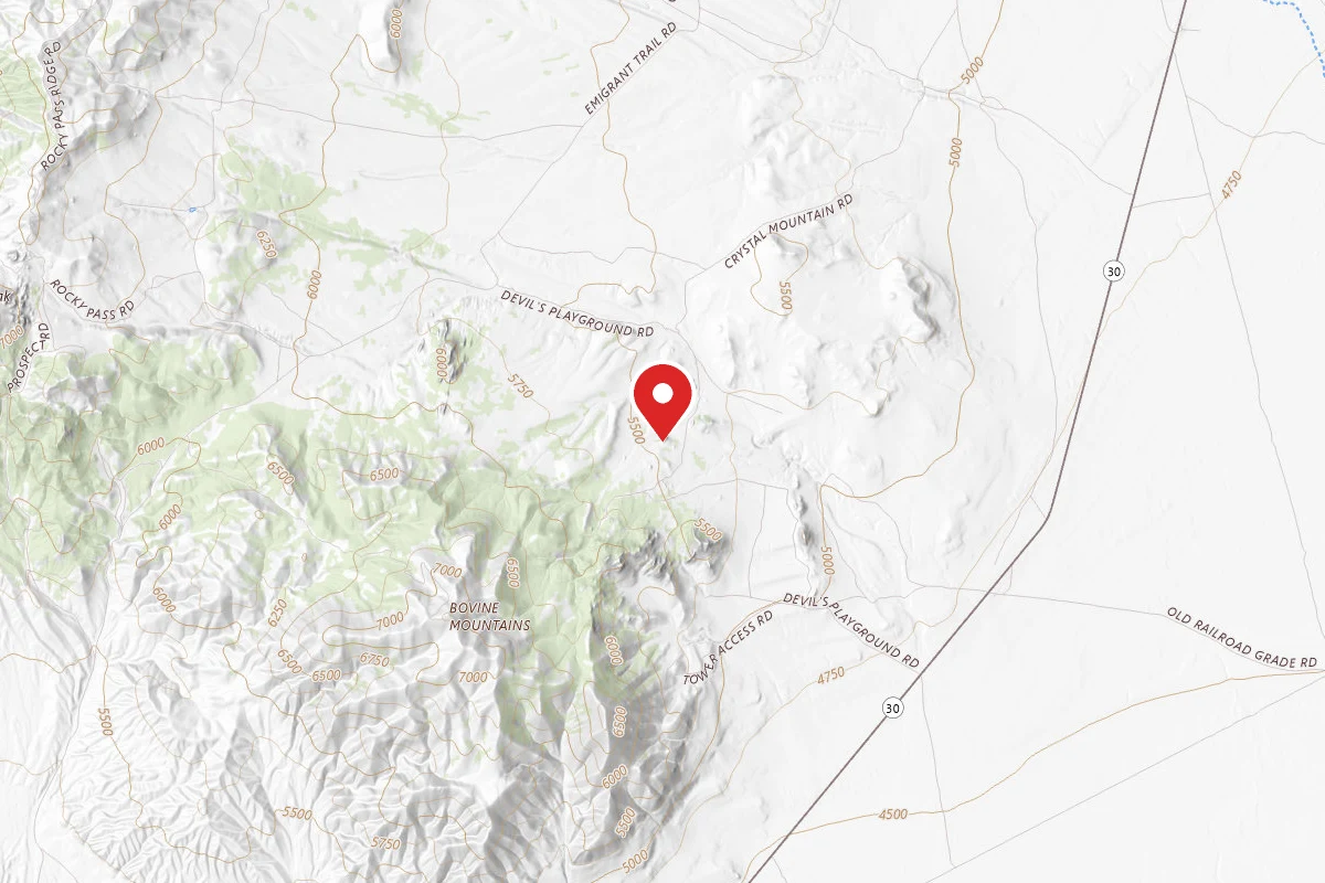 Dispersed Site near 41.5143, -113.6629