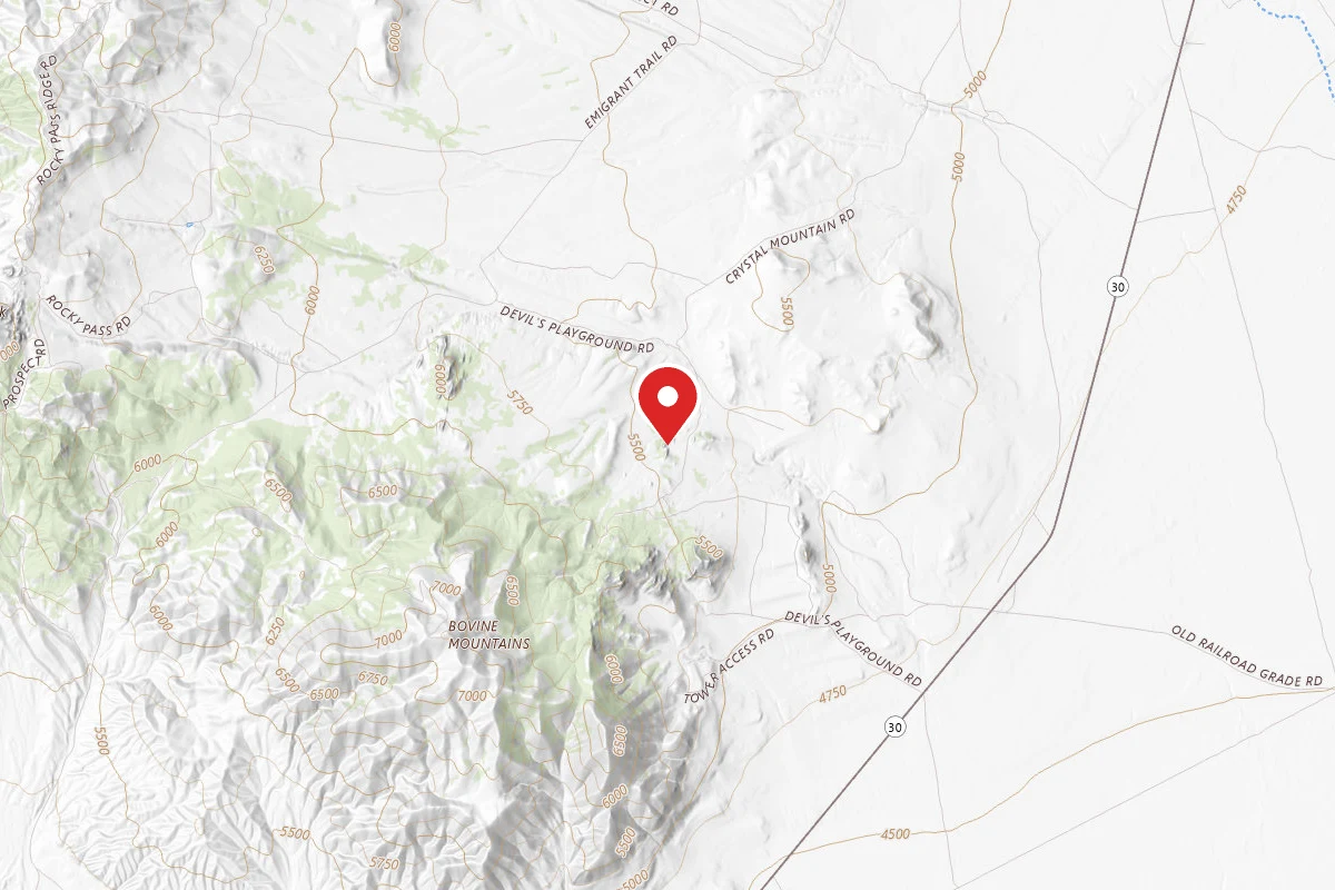 Dispersed Site near 41.5158, -113.6621