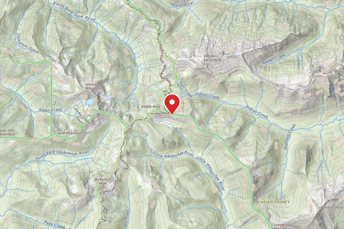 Dispersed Site near 47.9852, -121.1201